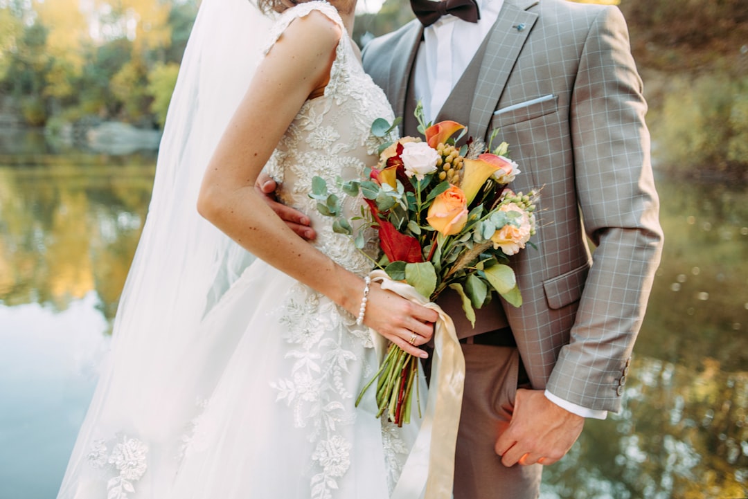 wedded couple photo